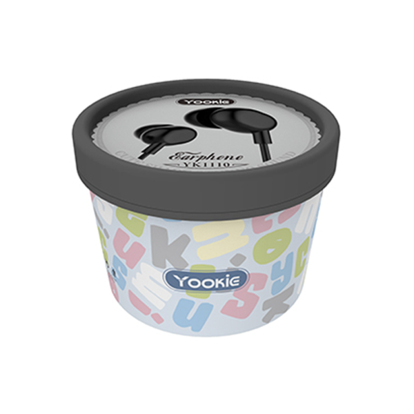 Слушалки за мобилни устройства Yookie YK1110, Mикрофон, Различни цветове - 20644
