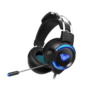 Слушалки Aula G91, За компютър, Подсветка, Микрофон, USB + 3..