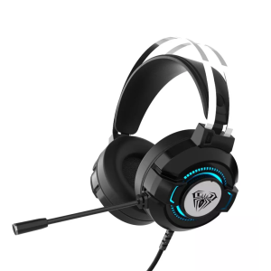 Слушалки Aula S602, За компютър, Подсветка, Микрофон, USB + ..