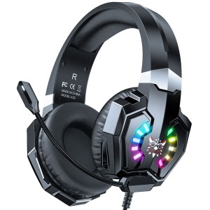 Слушалки Onikuma X32, За компютър, Микрофон, Подсветка, 3.5m..