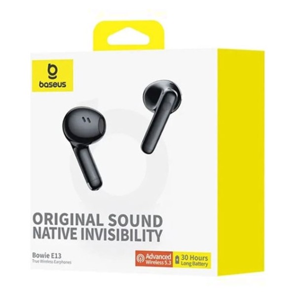Bluetooth слушалки Baseus Bowie E13, TWS, Черен – 20753