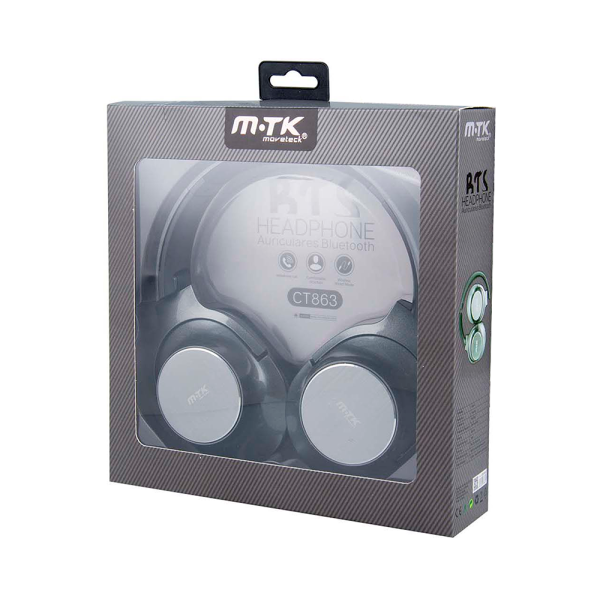 Слушалки с Bluetooth Moveteck CT863, Различни цветове - 20451
