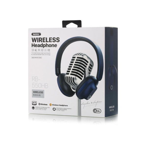 Слушалки с Bluetooth Remax RB-550HB, Различни цветове - 20480