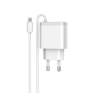 Мрежово зарядно устройство LDNIO A321, 5V 3.1A, 2 x USB, С к..