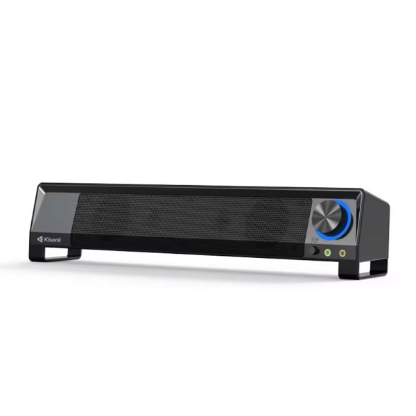 Тонколона Kisonli X2, Bluetooth, AUX, 2x3W, Черен - 22233
