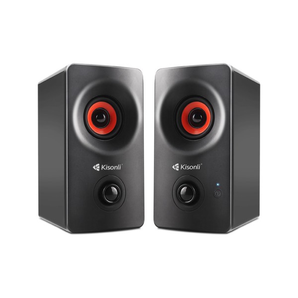 Тонколони Kisonli AC-9002BT, Bluetooth, 2x5W, 220V, Черен - 22146