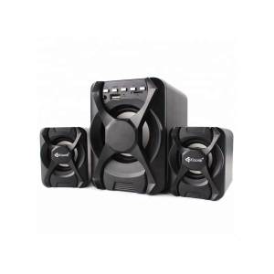 Тонколони Kisonli U-2500BT, Bluetooth, 5W+3W*2, USB, Черен -..