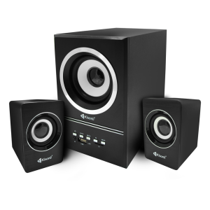 Тонколони Kisonli U-2700BT, Bluetooth, 5W+3W*2, USB, Черен -..