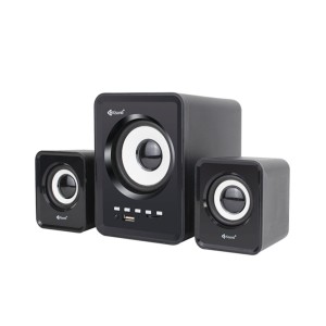 Тонколони Kisonli U-2800BT, Bluetooth, 5W+2x3W, USB, Черен -..