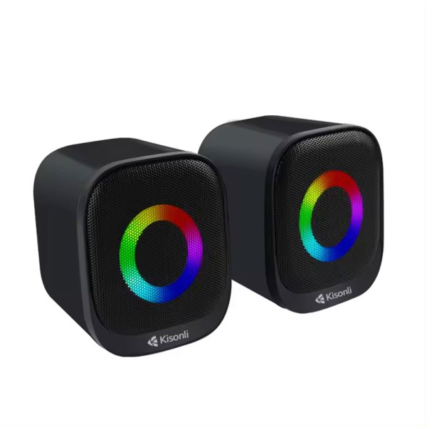 Тонколони Kisonli X3, AUX, 2x3W, Черен - 22226