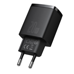 Мрежово зарядно устройство Baseus Cube Fast Charger OS, 20W,..