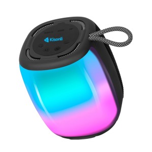 Тонколона Kisonli Q18, Bluetooth, USB, SD, FM, AUX, Черен - ..