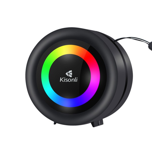 Тонколона Kisonli S16, Bluetooth, AUX, Черен - 22256