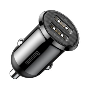 Зарядно устройство за кола Baseus Grain Pro, 4.8A, 2 x USB, ..
