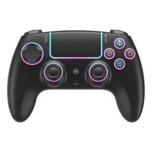 Безжичен джойстик No brand 4015B, За Play Station 4, Черен -..