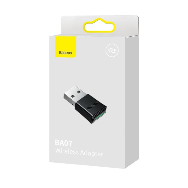 Bluetooth адаптер Baseus BA07, No brand, V5.3, Черен - 19054