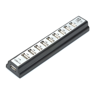 USB хъб No Brand, USB 2.0, 10 Порта, Различни цветове - 1206..