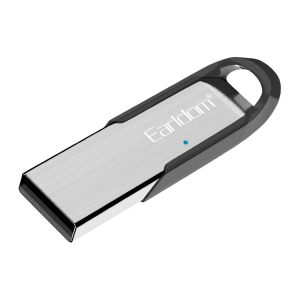 Bluetooth аудио приемник Earldom ET-M73, USB, Сребрист – 177..