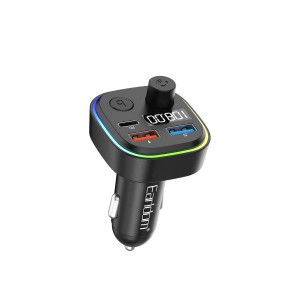 FM Трансмитер Earldom ET-M84, Bluetooth, USB, Type-C, PD, 3...