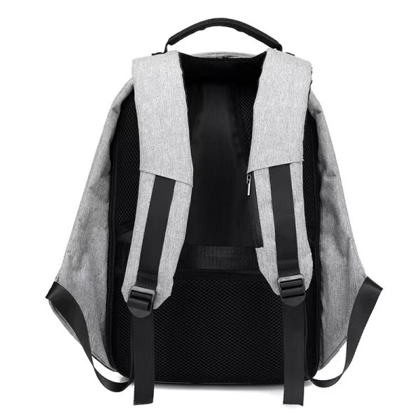 Раница за лаптоп No brand BP-01, 15.6", Сив - 45284