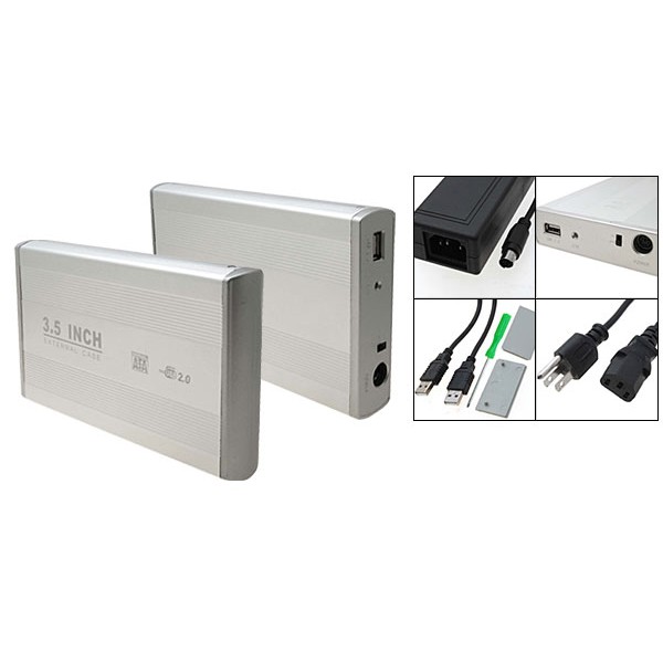 Кутия за хард диск No brand USB 2.0" IDE 3.5 - 17314