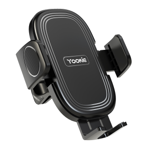 Универсална стойка за телефон Yookie YC08, За кола, Черен - ..