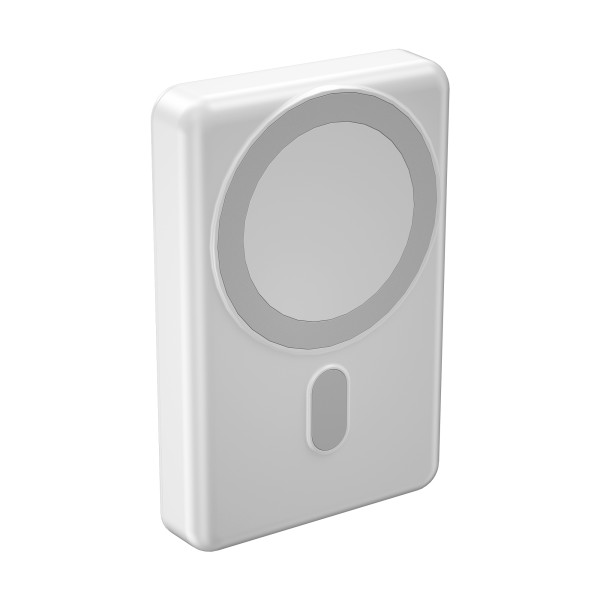 Преносима батерия WiWu Power Pod 01, 10000mAh, 20W, Qi, MagSafe, Бял - 87081