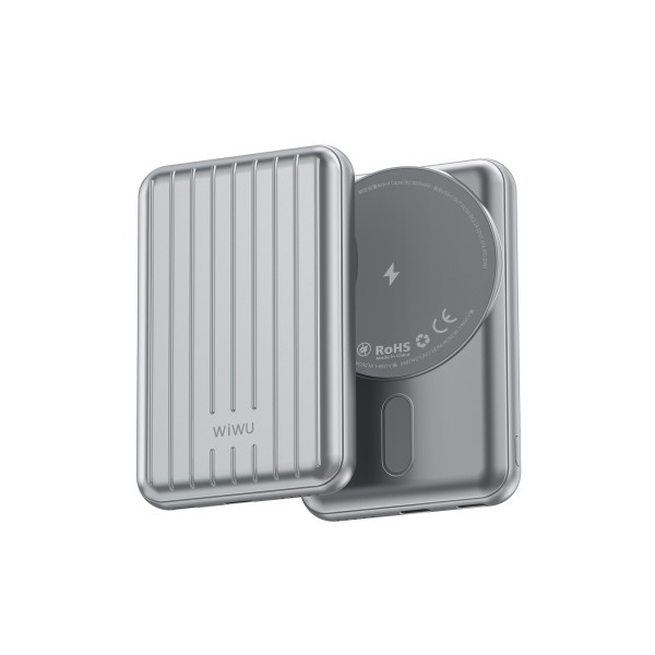 Преносима батерия WiWu PP02, 5000mAh, 20W, Qi, MagSafe, Различни цветове - 87082
