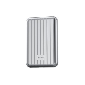 Преносима батерия WiWu PP02, 5000mAh, 20W, Qi, MagSafe, Разл..