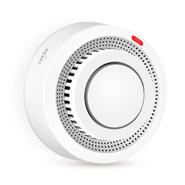Смарт сензор No brand PST-YG400A, За дим, Wi-Fi, Tuya Smart, Бял - 91009