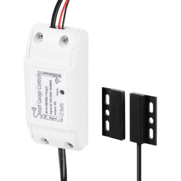 Смарт контролер No brand PST-WD003, За автоматична гаражна врата, Wi-Fi, Tuya Smart, Бял - 91016
