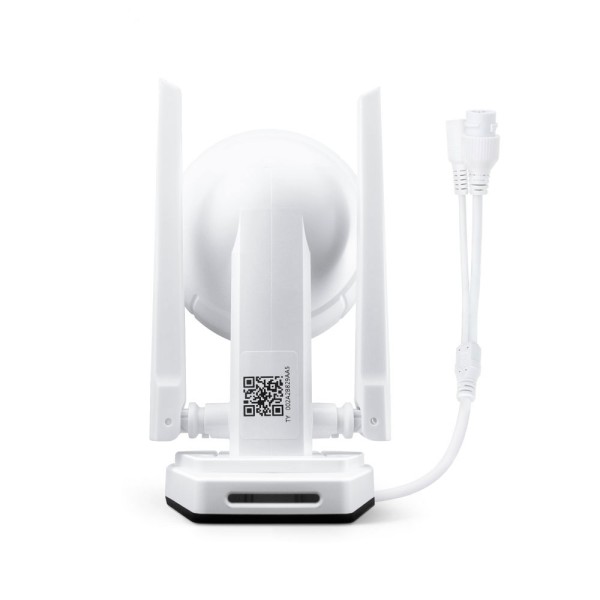 Смарт охранителна камера No brand PST-C18B-5MP, 5.0Mp, PTZ, Външен монтаж, Wi-Fi, Tuya Smart, Бял - 91028