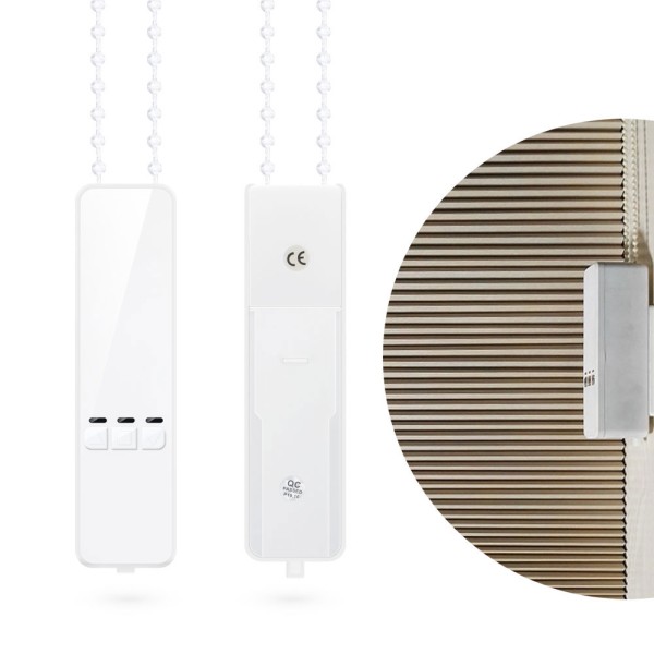 Смарт мотор за щори No brand PST-YH002, Wi-Fi, Tuya Smart, Бял - 91024