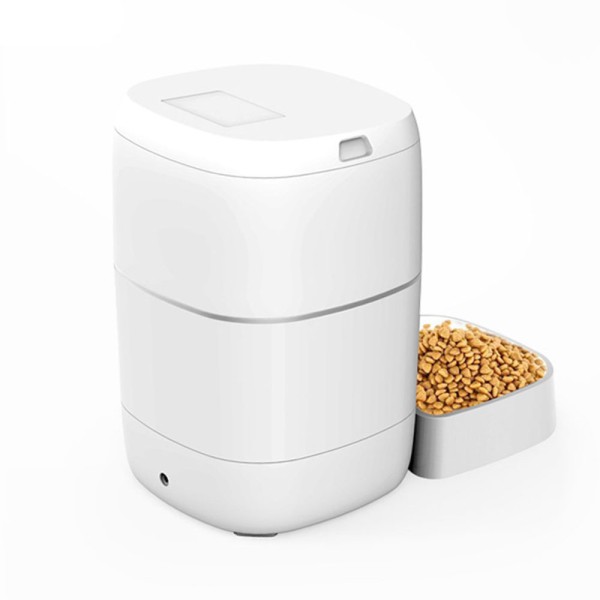 Смарт хранилка No brand PST-FD-BL3, За домашни любимци, Wi-Fi, Tuya Smart, Бял - 91040