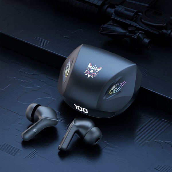 Bluetooth слушалки Onikuma T33, Черен – 20783