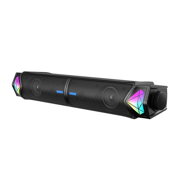 Тонколони Onikuma L1, 2x5W, USB, RGB, Черен - 22272