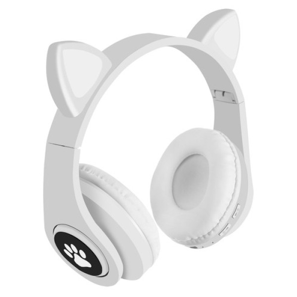 Безжични слушалки светещи котешки уши CAT EAR