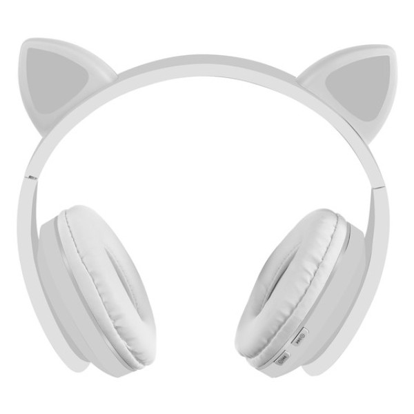 Безжични слушалки светещи котешки уши CAT EAR