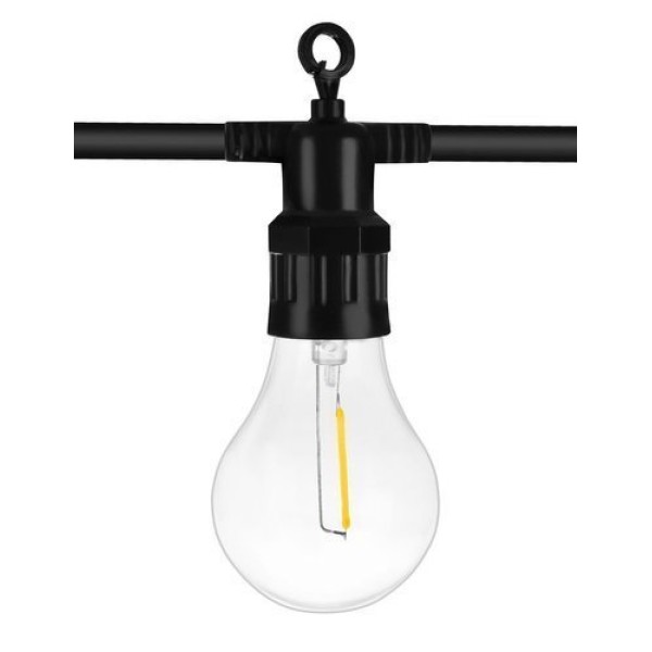 Градински гирлянд с 10 LED крушки