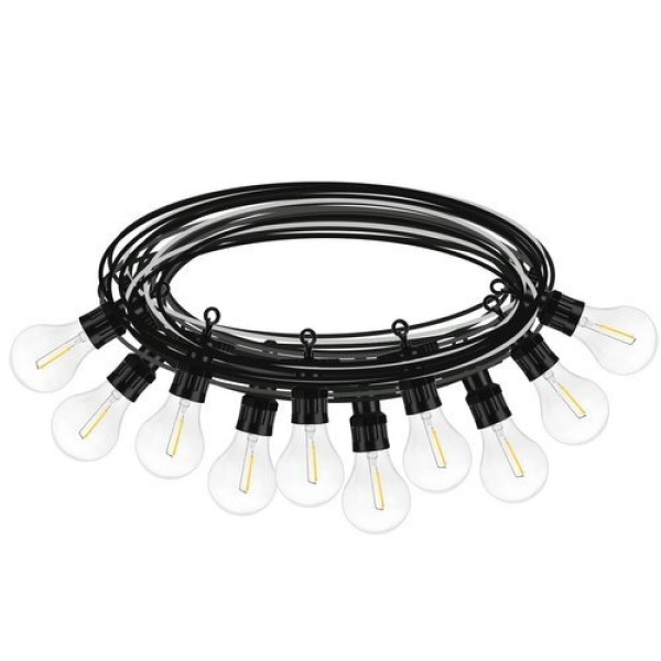 Градински гирлянд с 10 LED крушки