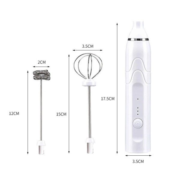 Електрически миксер с USB за яйца и фрапе