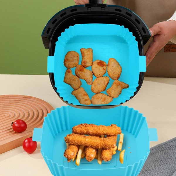Квадратна силиконова тавичка за Air Fryer