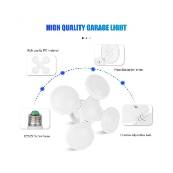 Сгъваема LED лампа 60W 7200K