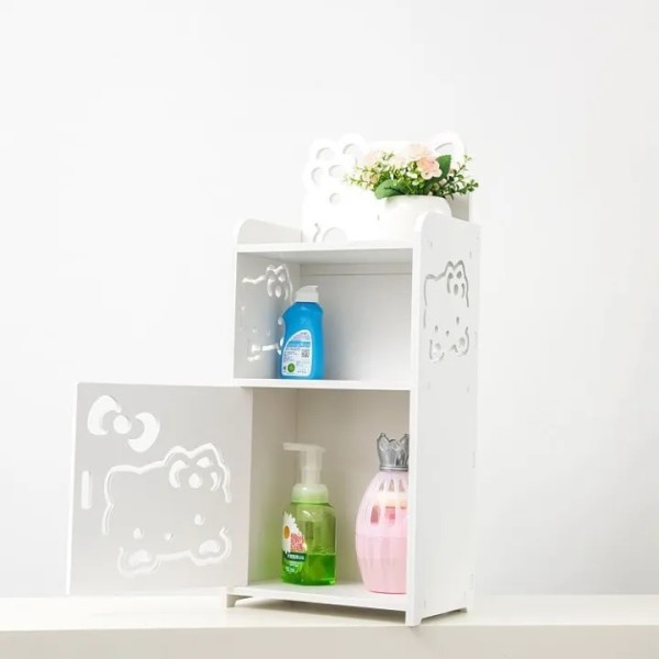 Нощно шкафче и етажерка за баня 2в1 Hello Kitty