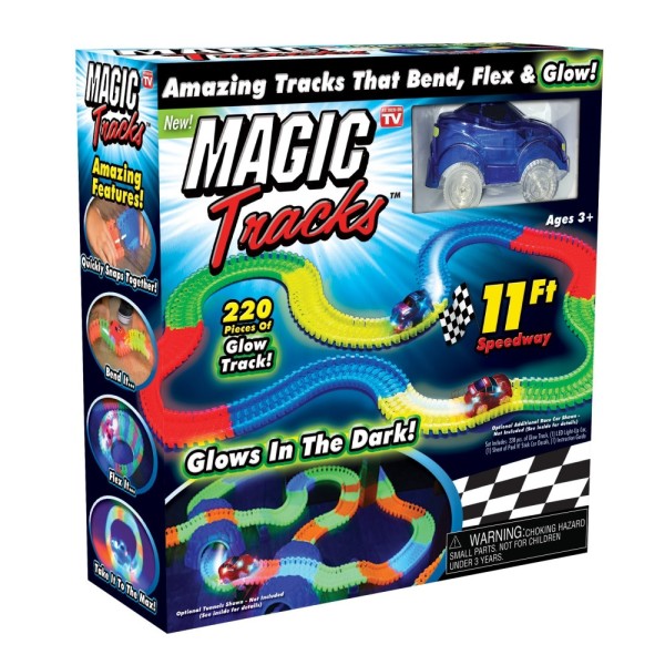 Детска светеща писта за коли Magic Tracks - 220 части