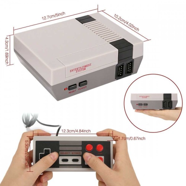 Ретро Nintendo с вградени 620 класически игри