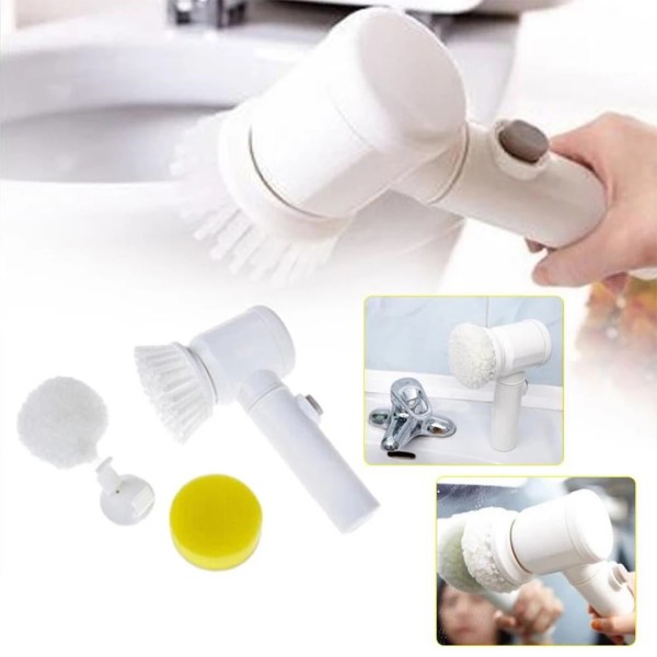 Четка за почистване Magic Brush 5в1 - Зареждане с USB