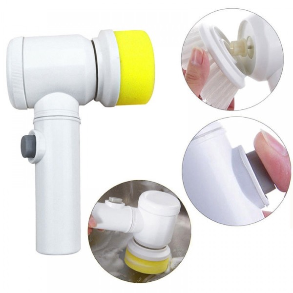 Четка за почистване Magic Brush 5в1 - Зареждане с USB