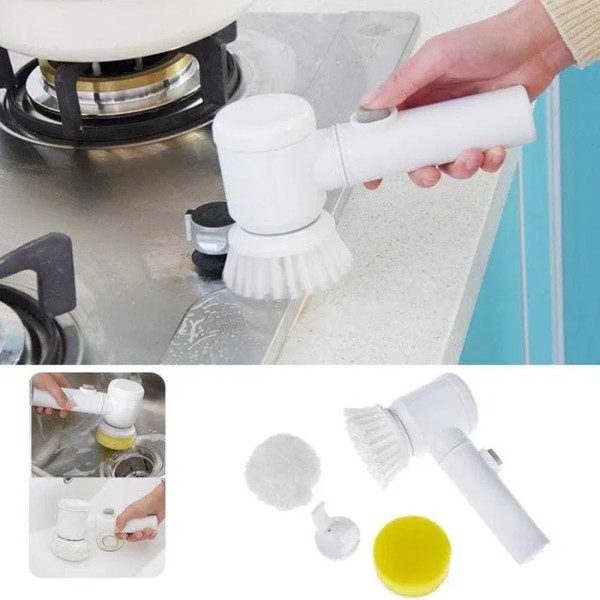 Четка за почистване Magic Brush 5в1 - Зареждане с USB