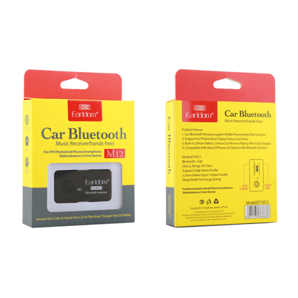 Bluetooth приемник, Earldom, M12, 3.5mm